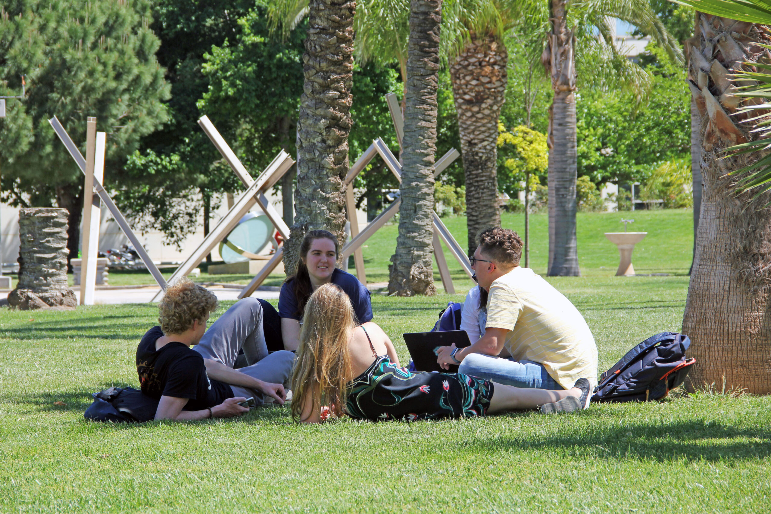 Students at campus